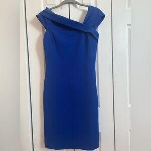 NWOT Reiss Asymmetrical Royal Blue Dress